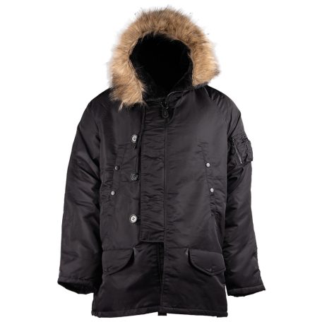 US BLACK N3B PARKA