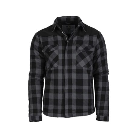 BLACK/GREY LUMBERJACKET