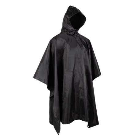 Fekete RIPSTOP 260GR  poncho basic