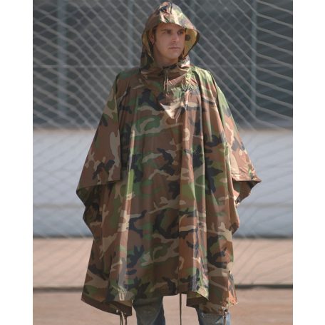 WOODLAND RIPSTOP PONCHO