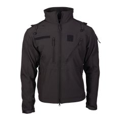 SCU 14 BLACK SOFTSHELL KABÁT