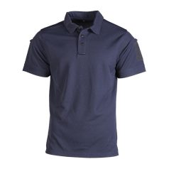 DARK BLUE TACT.SHORT SLEEVE POLO SHIRT QUICKDRY