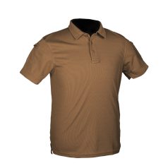 DARK COYOTE TACT. SHORT SLEEVE POLO SHIRT QUICKDRY